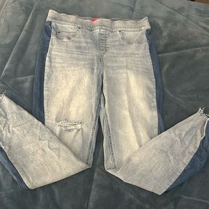 Spanx two toned jeans